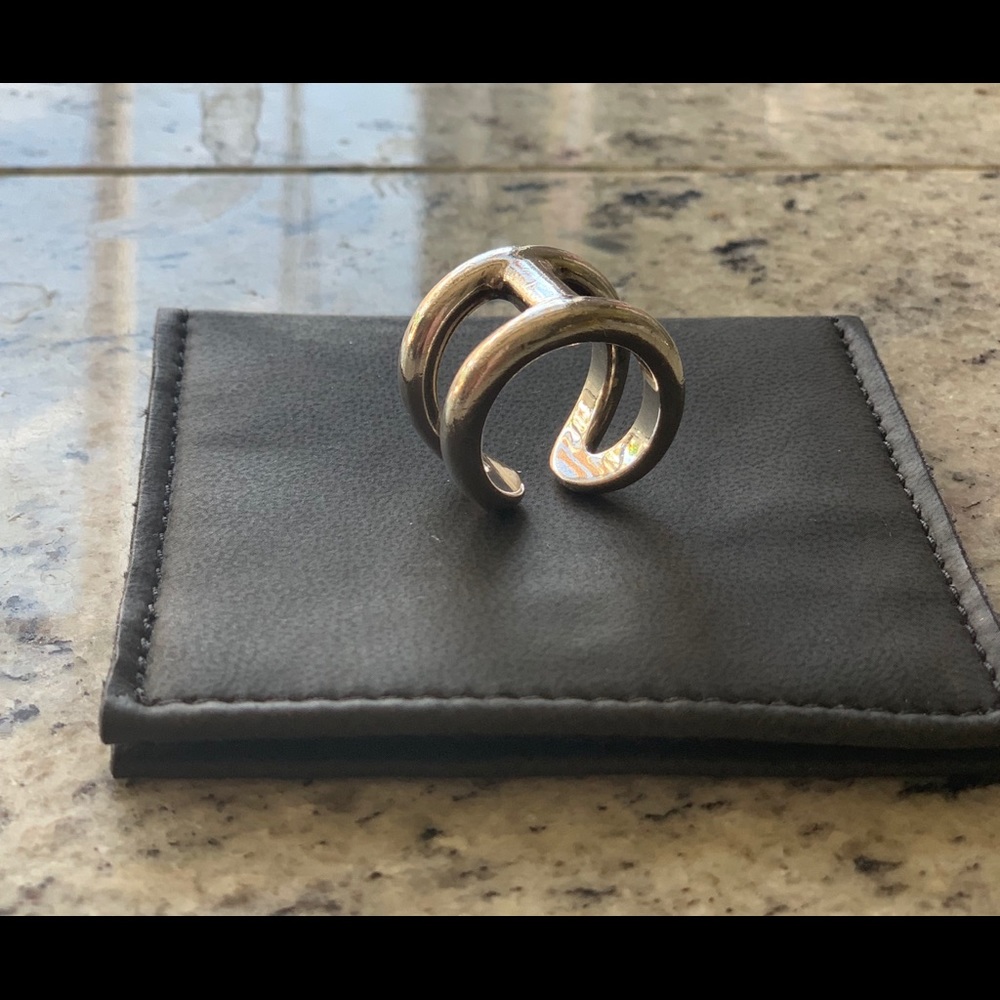 Hermès silver ring